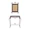 Set of 2" Bronze Metal Traditional Console Table with Mirror, 32" x 23"
